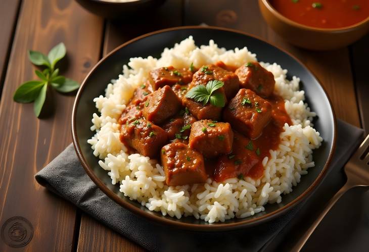 Indulge in Madras Beef and Basmati Rice Delight